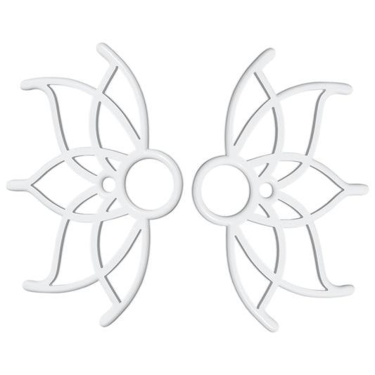 Pair of Medium Lotus Flow Practice Fans