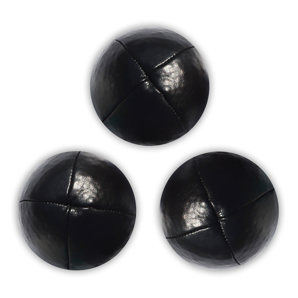 Set of Genuine Leather Juggling Balls