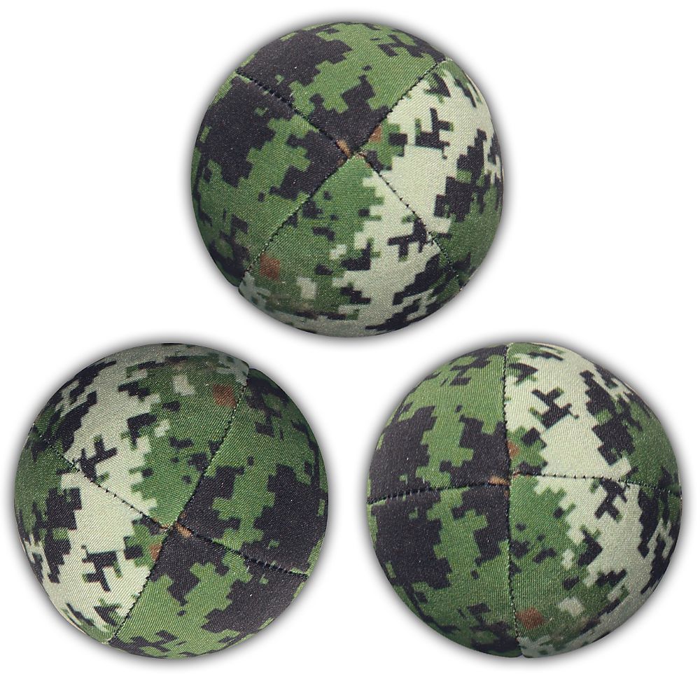 Set of Great Camo Juggling Balls