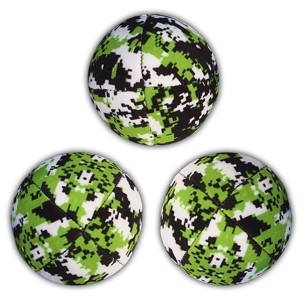 Set of Great Camo Juggling Balls