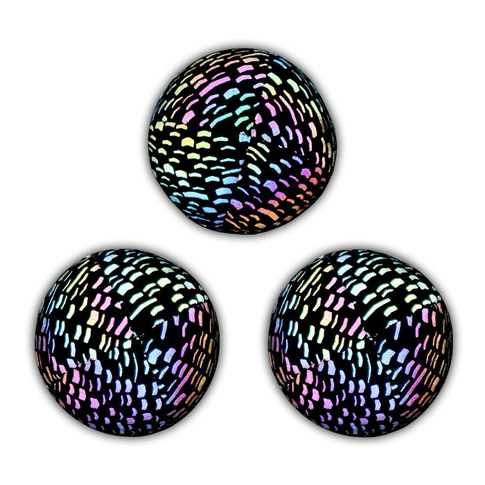 Set of Bright Reflection Juggling Balls
