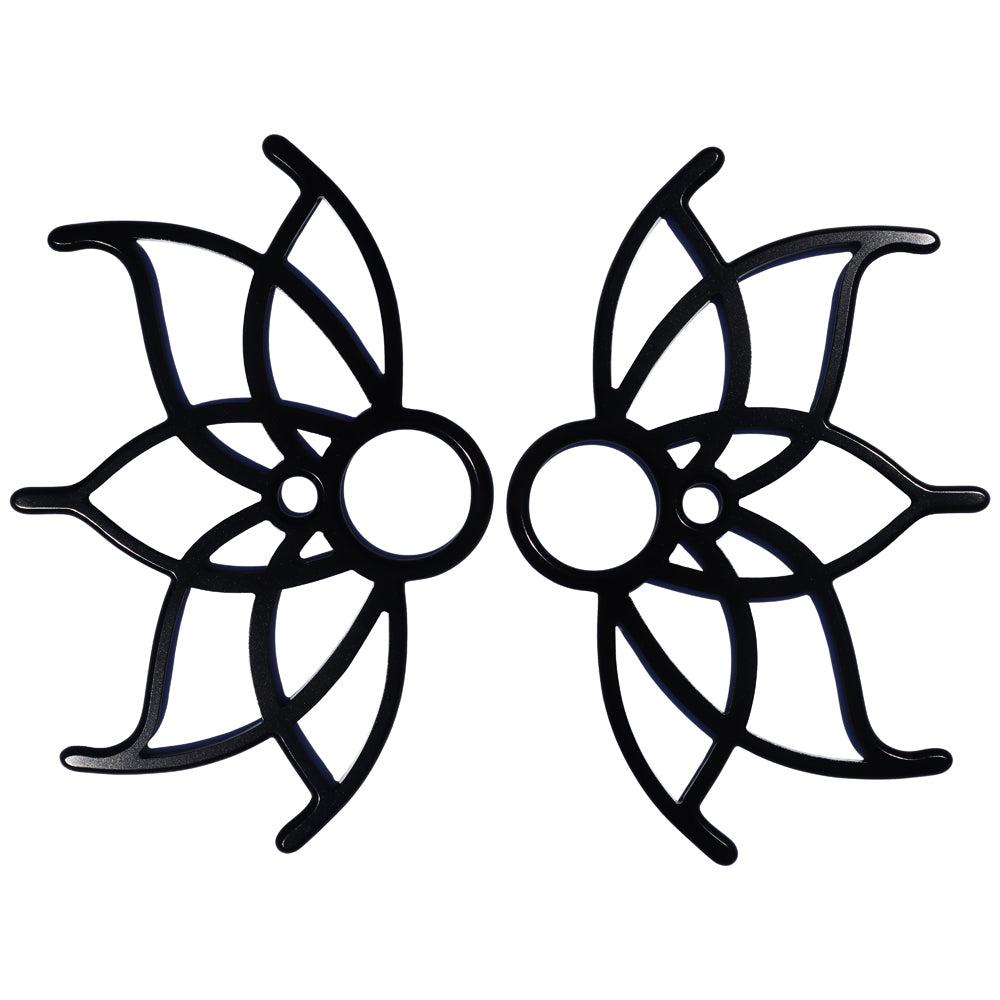 Pair of Medium Lotus Flow Practice Fans